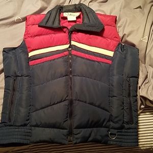 SkiTique Men's Large Retro Down Vest